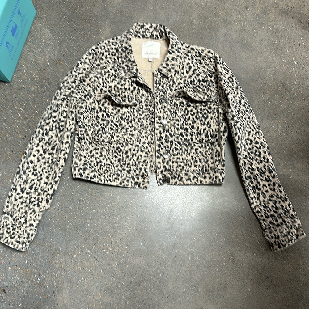 Ella Moss Cheetah Jean Jacket